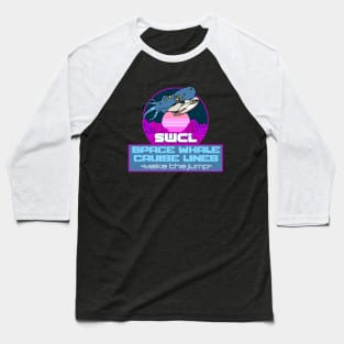 Space Whale Cruise Lines Baseball T-Shirt
